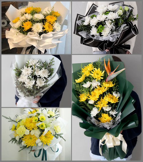 贵州贵阳云岩区栖霞社区服务中心白事花束代送